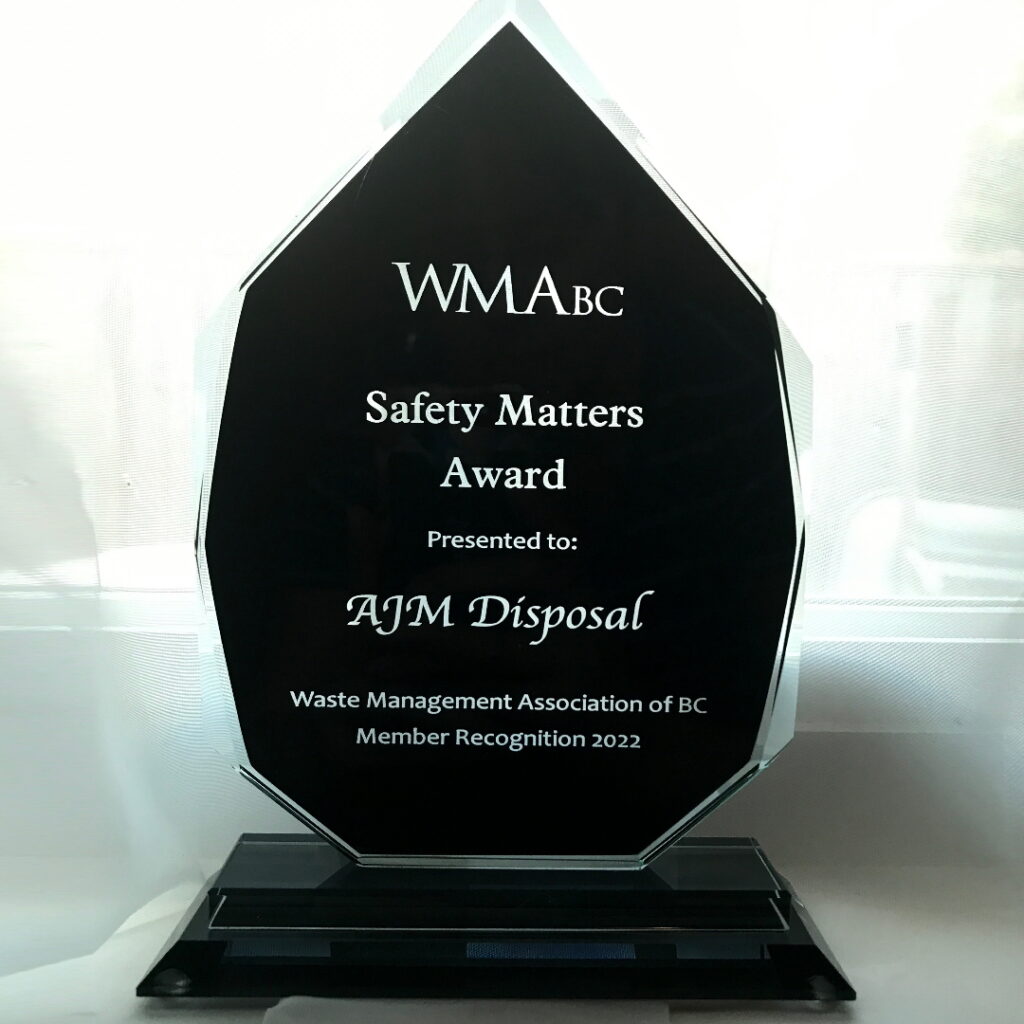 WMABC Award AJM Disposal